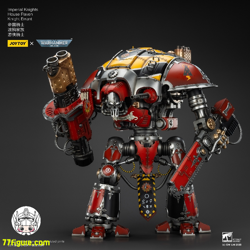 【予約商品】ジョイトイ JoyToy Source 1/18 『ウォーハンマー40K』インペリアル ナイト ハウス レイヴン ナイト エラント 塗装済み可動フィギュア