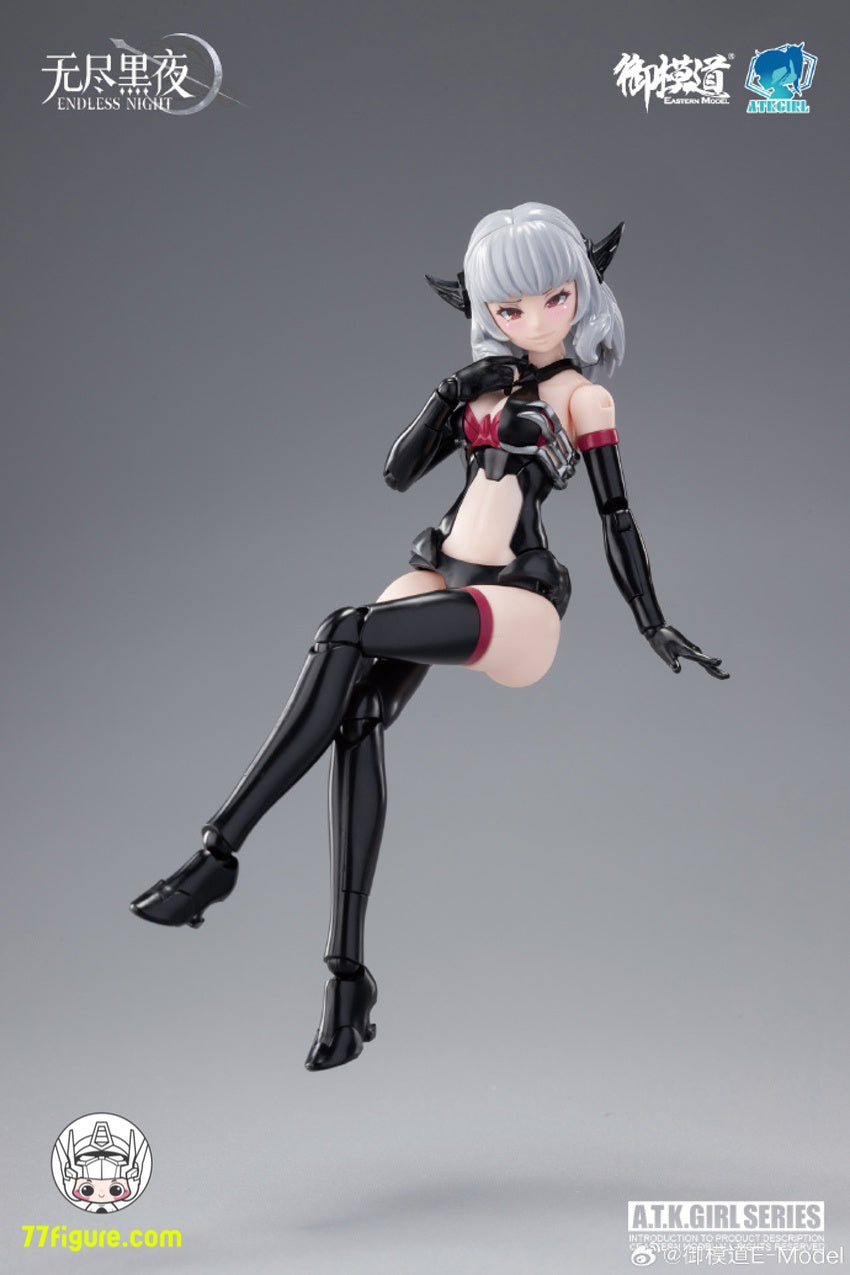 【品切れ】御模道 1/12 「A.T.K.GIRL」吸血鬼 カーミラ プラモデル
