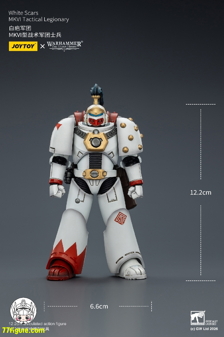 【予約受付終了】ジョイトイ JoyToy Source 1/18 『ウォーハンマー ホルスの異端』ホワイト スカーズ MKVI タクティカル レジオナリー 塗装済み可動フィギュア