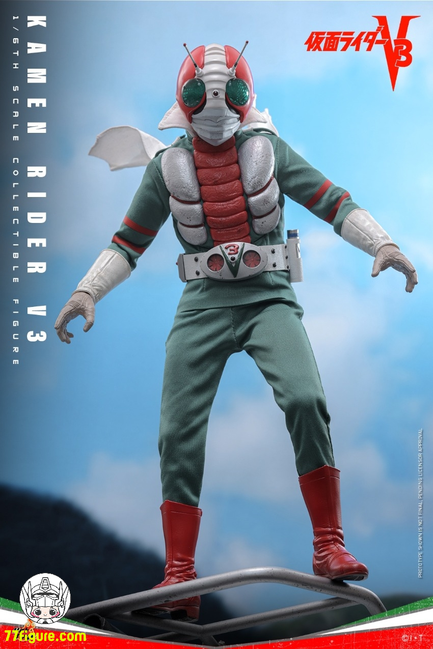 【予約商品】HotToys 1/6 TMS162B 仮面ライダーV3 風見志郎 限定版 塗装済み可動フィギュア
