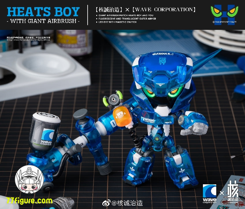 【品切れ】核誠治造 Earnestcore Craft & Wave Corporation ヒーツボーイ マスター インディゴ バージョン 塗装済み可動フィギュア
