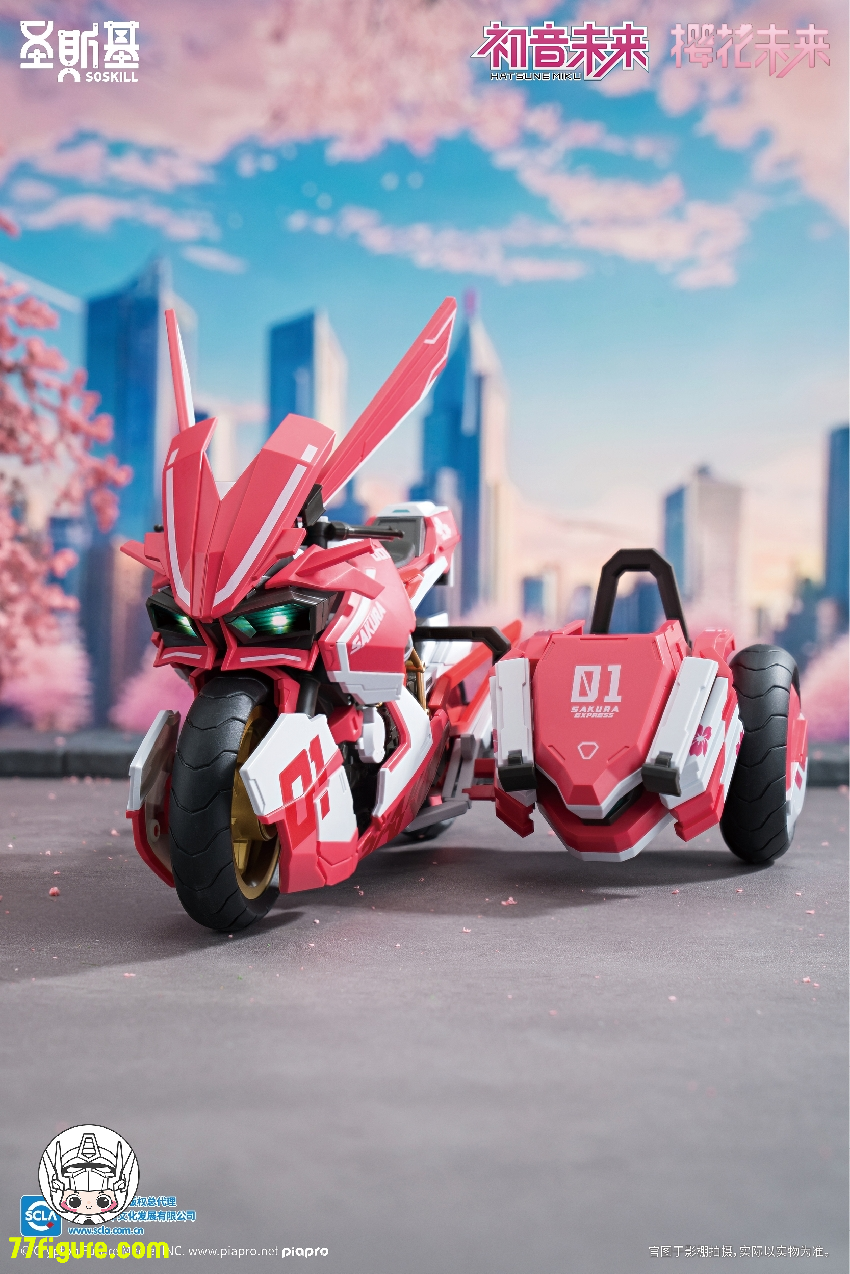 【品切れ】SOSKILL 1/12 初音ミク シリーズ 桜ミク プラモデル