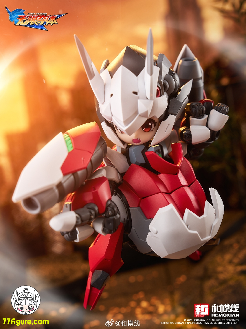 【先行販売】和模線 「無限奪体ハートウォーリア」エリー&オーガ 塗装済み可動フィギュア