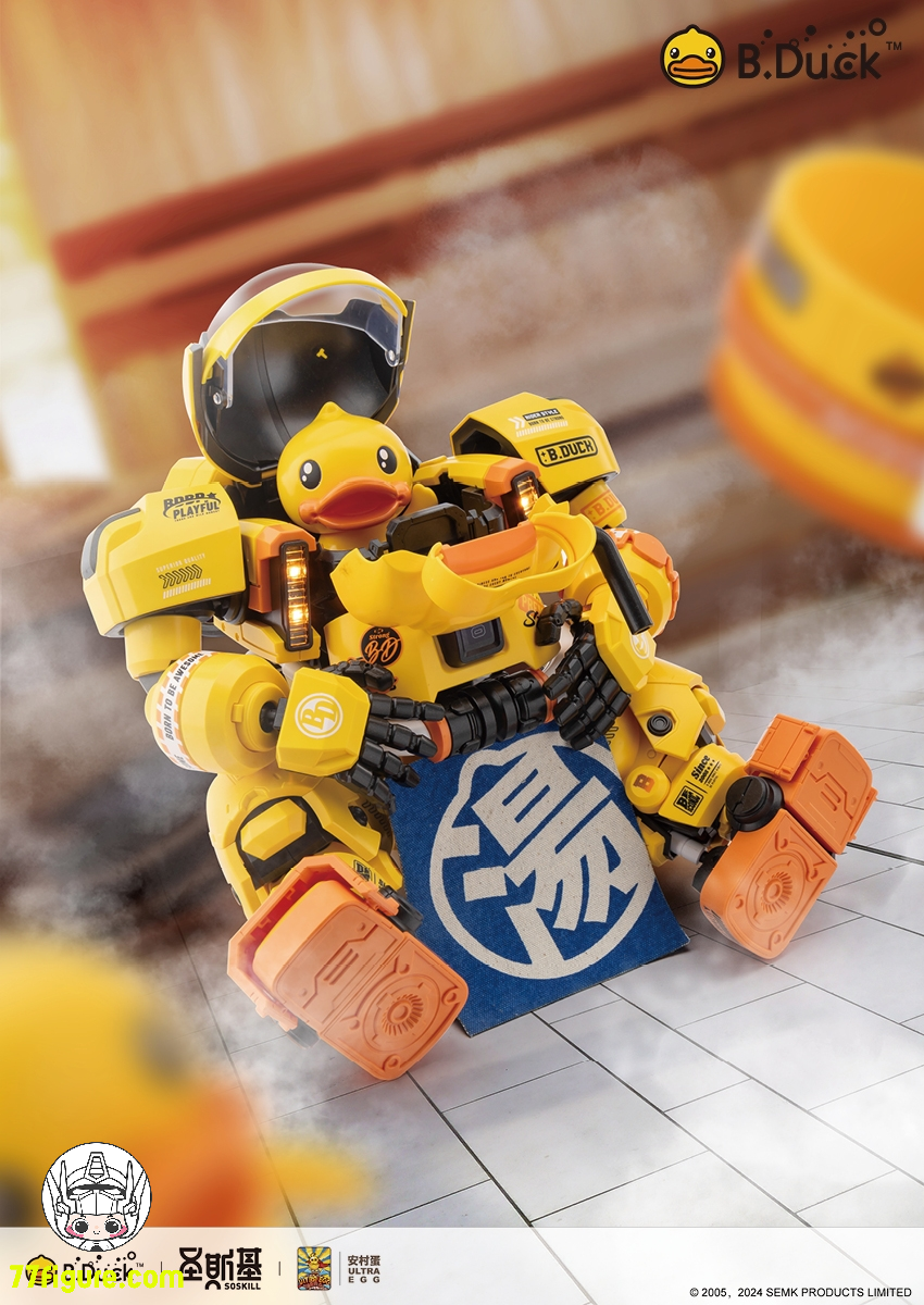 【品切れ】SOSKILL & ULTRA EGG Spa Duck(スパルタク) & B.Duck プラモデル