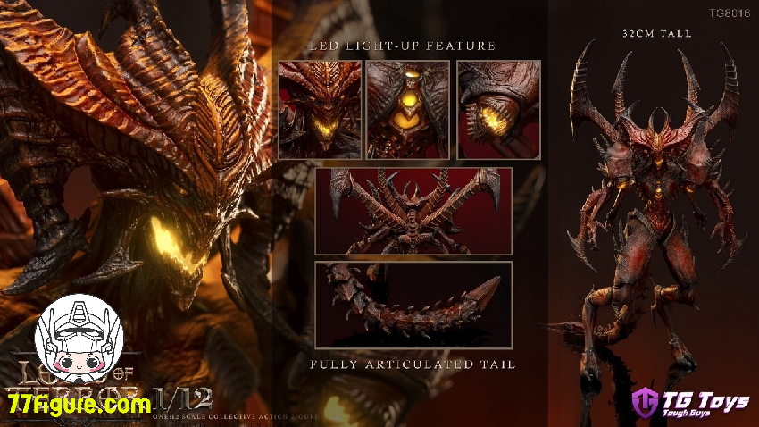 【先行販売】TGToys 1/12 TG8016 ロード オブ テラー 塗装済み可動フィギュア