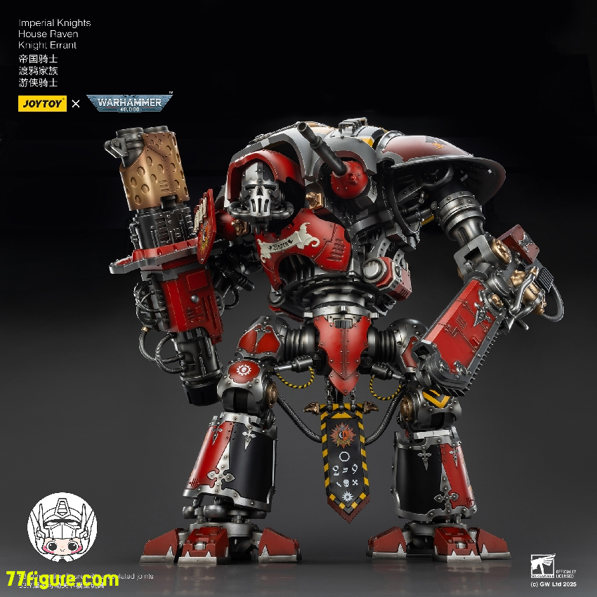 【予約商品】ジョイトイ JoyToy Source 1/18 『ウォーハンマー40K』インペリアル ナイト ハウス レイヴン ナイト エラント 塗装済み可動フィギュア