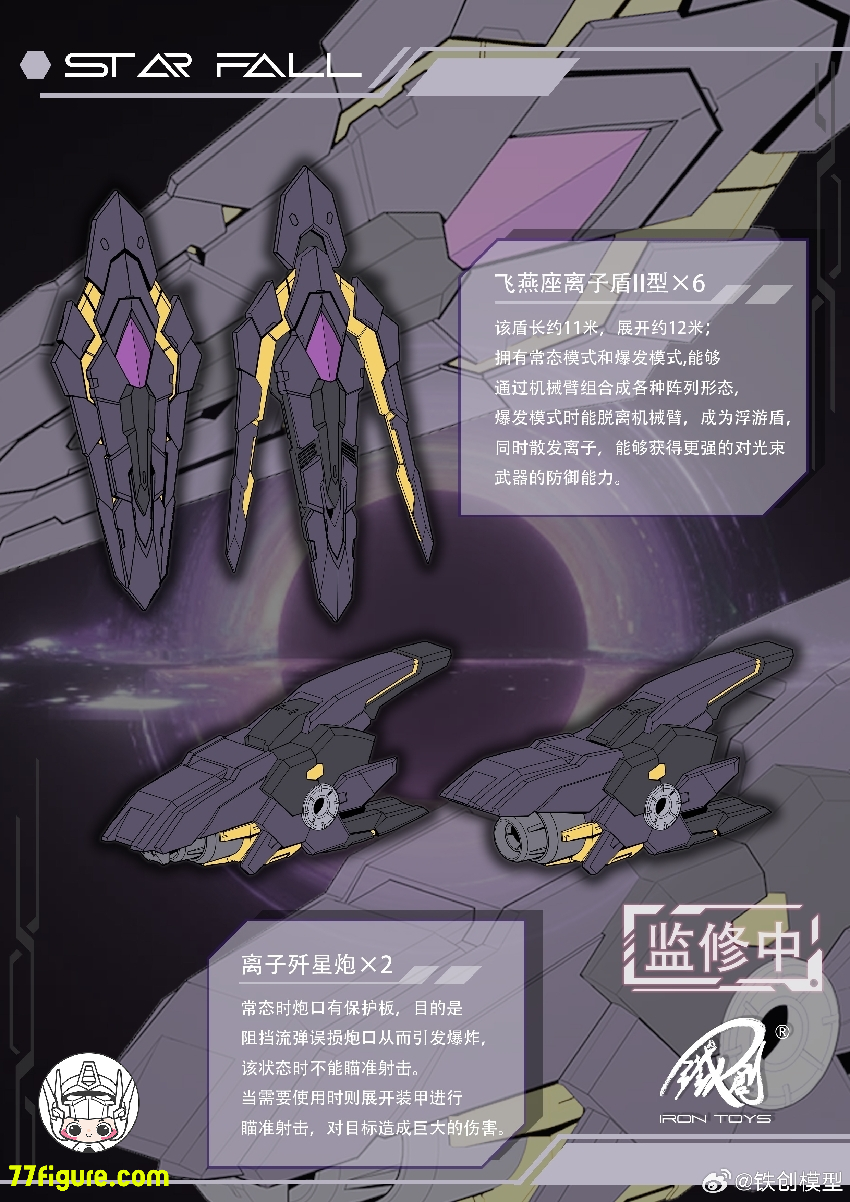 鉄創模型 Iron Toys 1/100 TC-003 星墜 Star Fall 合金フレーム プラモデル