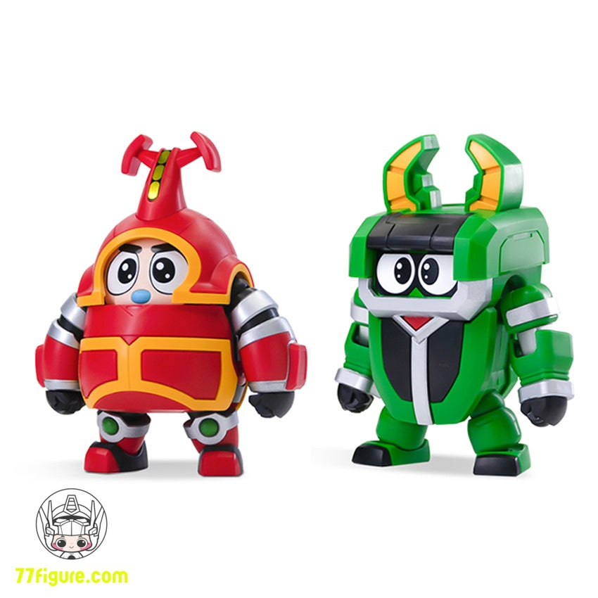 【品切れ】橘猫工業 QOSMOS 『ビーロボカブタック』 カブタック & クワジーロ プラモデル 2 個セット