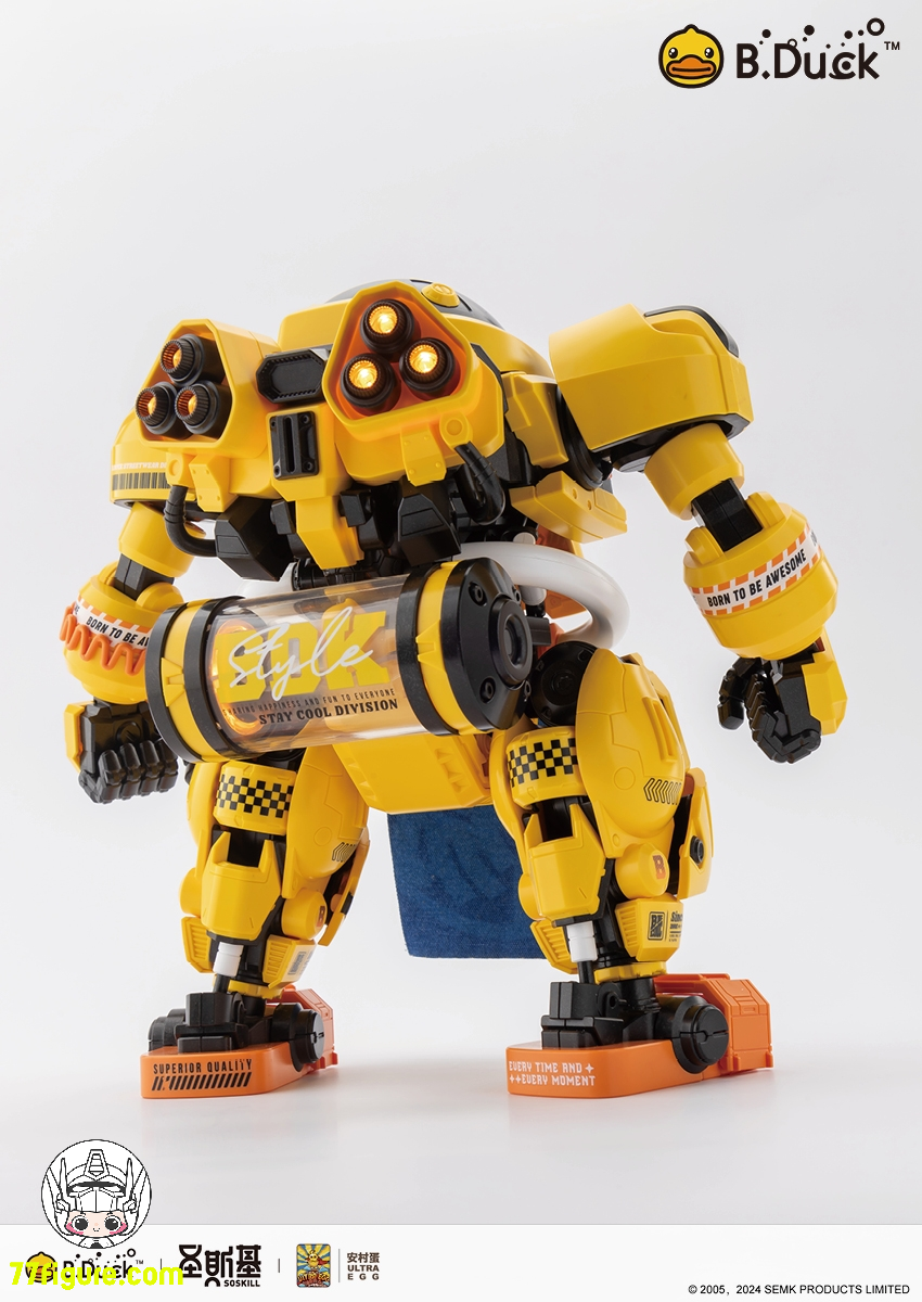 【品切れ】SOSKILL & ULTRA EGG Spa Duck(スパルタク) & B.Duck プラモデル