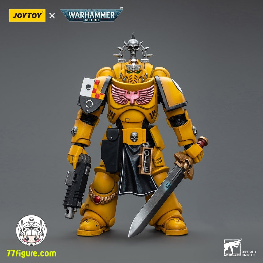 ジョイトイ JoyToy Source 1/18 『ウォーハンマー40K』インペリアル フィスト中尉 パワーソード付き 塗装済み可動フィギュア -  77figure.com