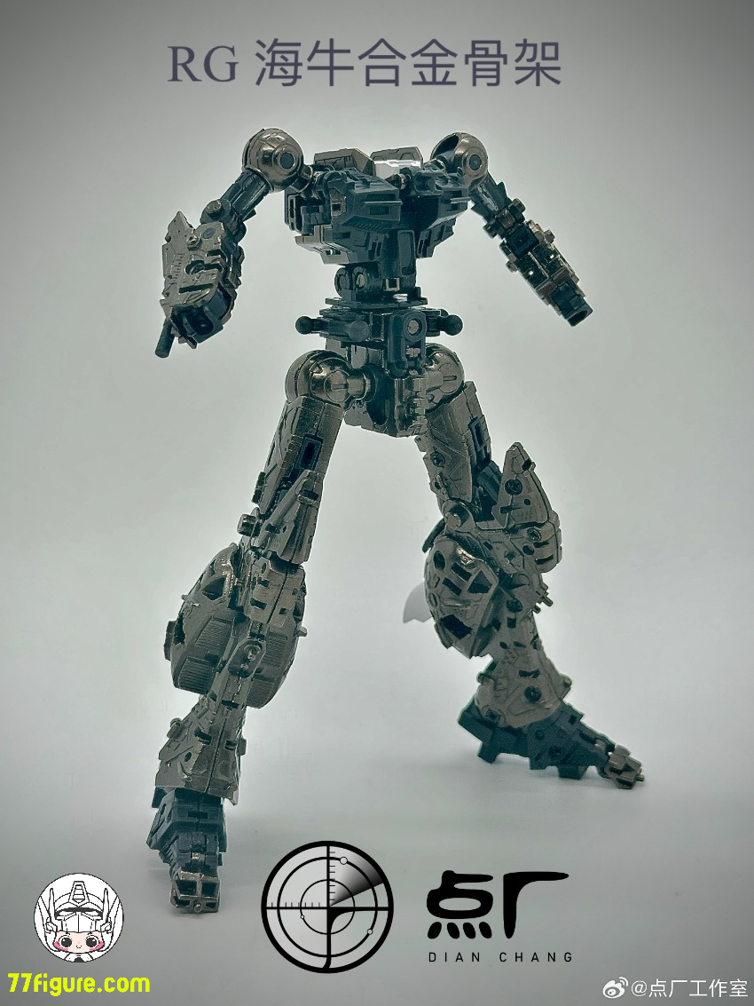 Point Factory 1/144 RG RX-93-ν2 Hi-νガンダム用 合金フレーム 組み立て済みVer.