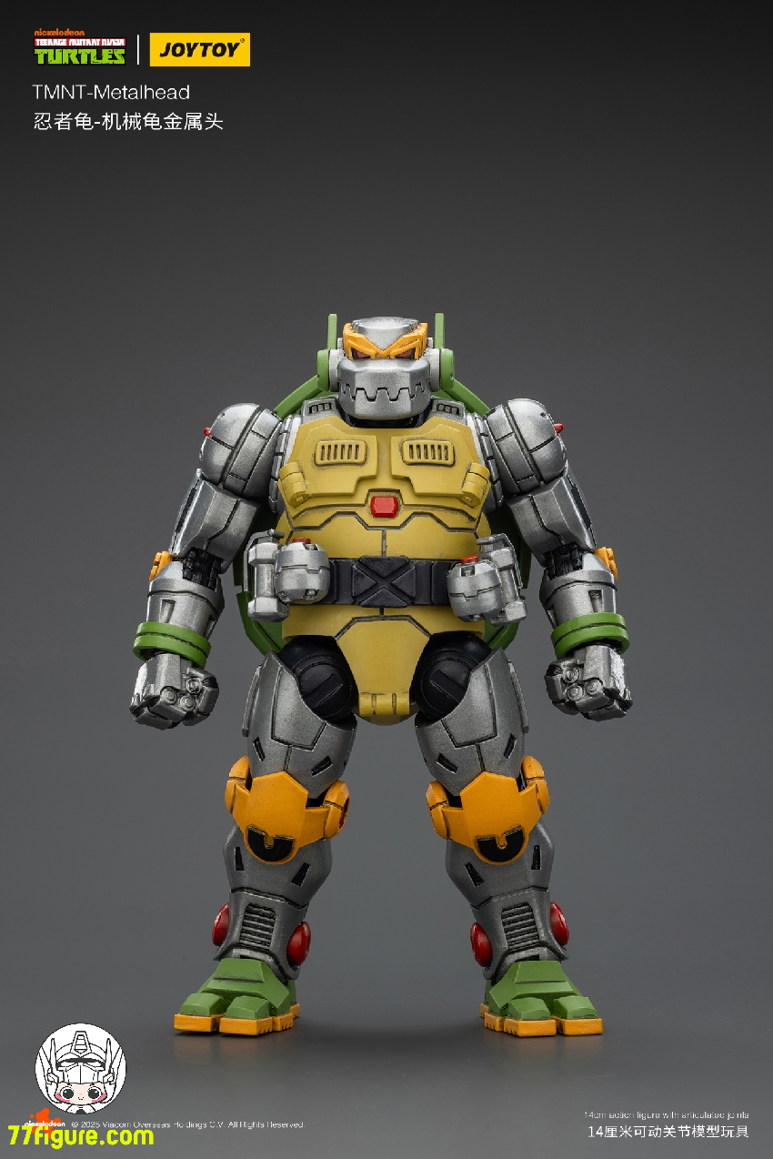 【予約商品】ジョイトイ JoyToy 1/18 ティーンエイジ ミュータント ニンジャ タートルズ 『TMNT 』メタルヘッド 塗装済み可動フィギュア