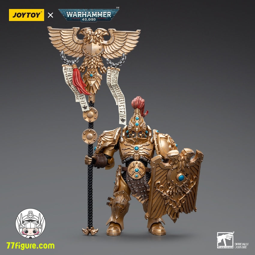 【品切れ】ジョイトイ JoyToy Source 1/18 『ウォーハンマー40K』アデプト・ガーディアンズ ベクシラス プラエター 塗装済み可動フィギュア