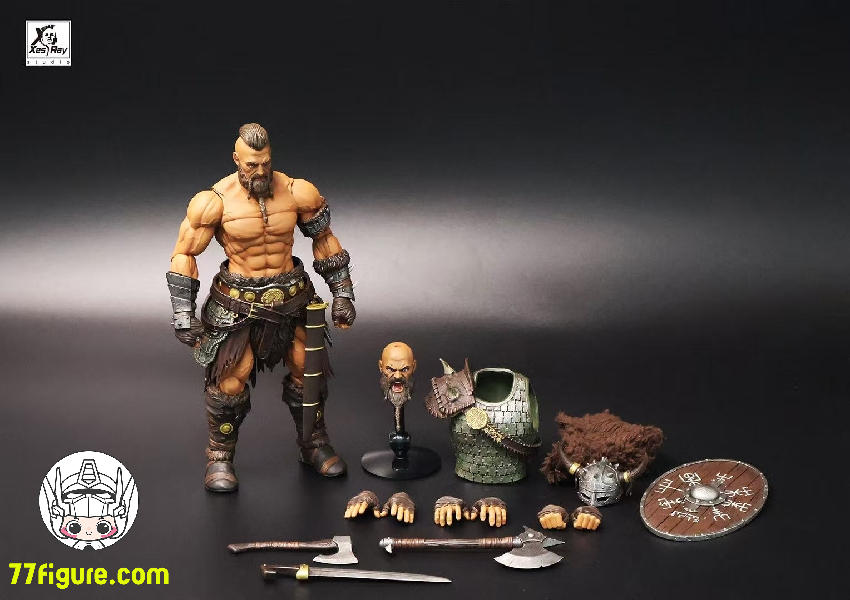 【予約商品】Xesray Studio 1/12 023 クリムハース バーバリアン マーセナリー 塗装済み可動フィギュア