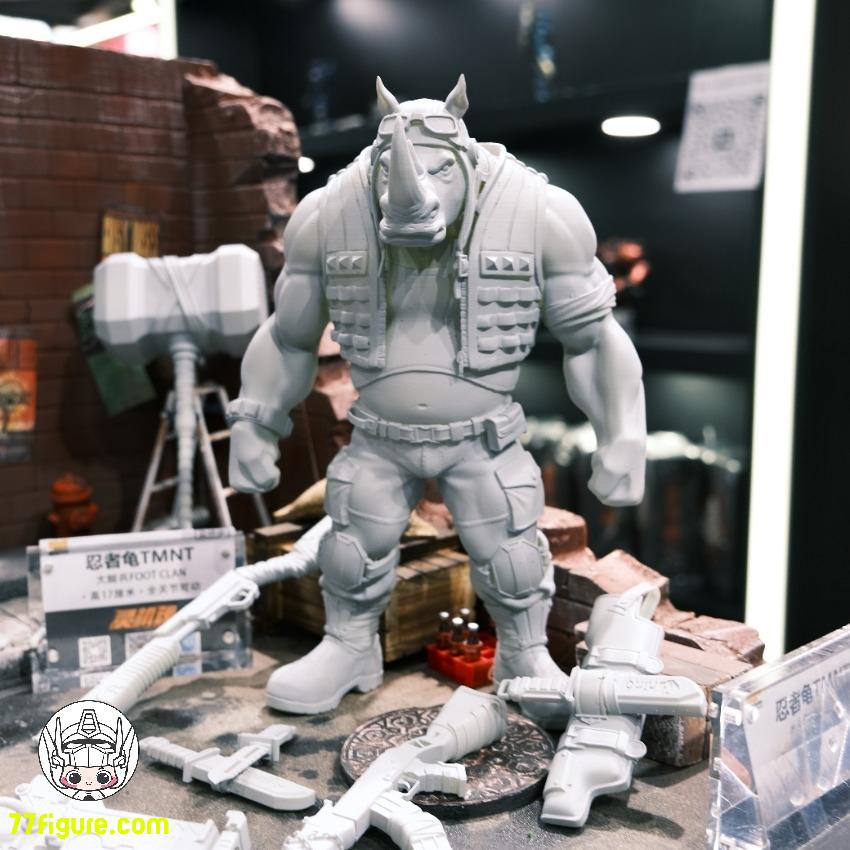 【先行販売】霊機魂 ティーンエイジ ミュータント ニンジャ タートルズ 『TMNT 』ライノ ロックステディ 塗装済み可動フィギュア