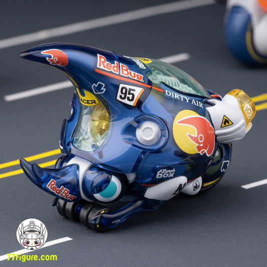 【品切れ】核誠治造 Earnestcore Craft ランチボックス シリーズ 大兜丸 紅牛甲虫車隊 青透明版 プラモデル