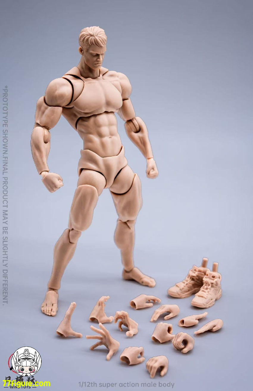 Wind Toys 1/12 可動男性素体「ホワイトスキン」