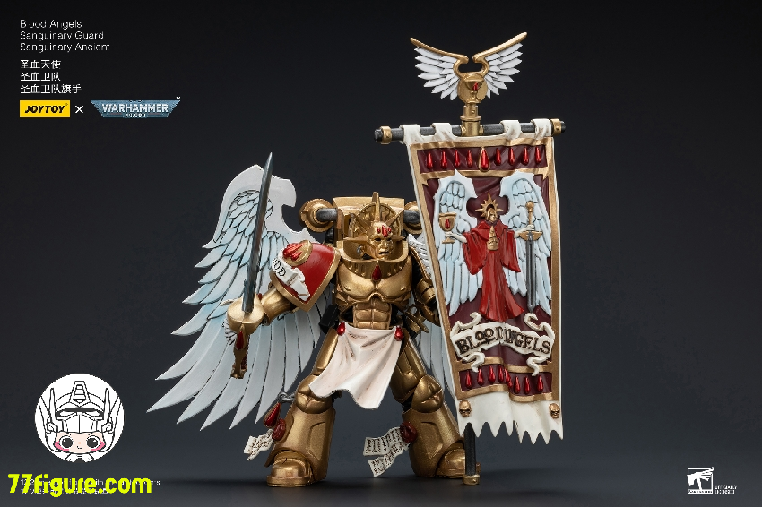 【品切れ】ジョイトイ JoyToy Source 1/18 『ウォーハンマー40K』ブラッドエンジェルズ サンギナリー ガード 5体セット 塗装済み可動フィギユア