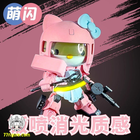 【品切れ】萌閃 ハローキティ SD ピンクザク プラモデル