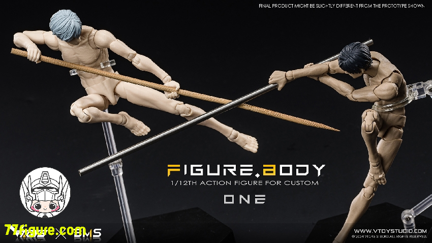 【品切れ】VTOYS X BMS 1/12 VB003 可動壱号素体 黄色肌 Ver.
