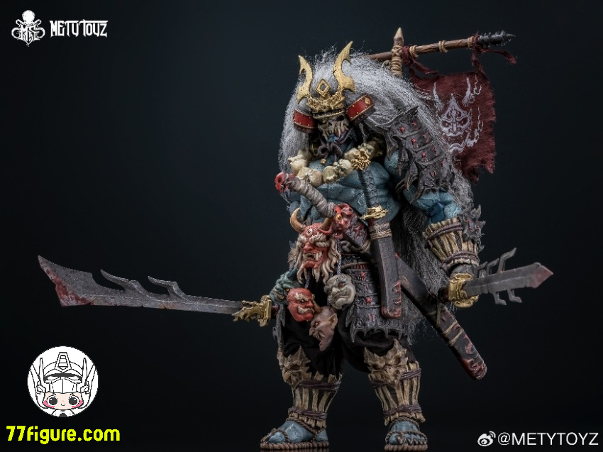 【先行販売】Metytoyz 冒険者の世界 西方陣営 鬼面修羅・滝川 塗装済み可動フィギュア