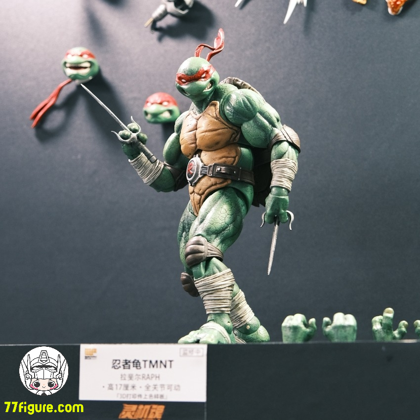 霊機魂 ティーンエイジ ミュータント ニンジャ タートルズ 『TMNT 』ラファエロ 塗装済み可動フィギュア - 77figure.com