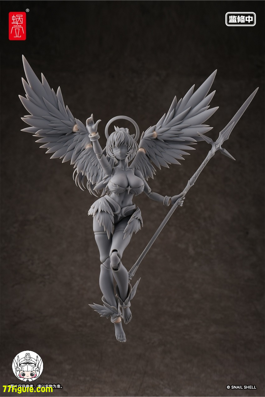 【予約受付終了】蝸之殻(スネイルシェル) 1/12 RPG 天使 塗装済み可動フィギュア
