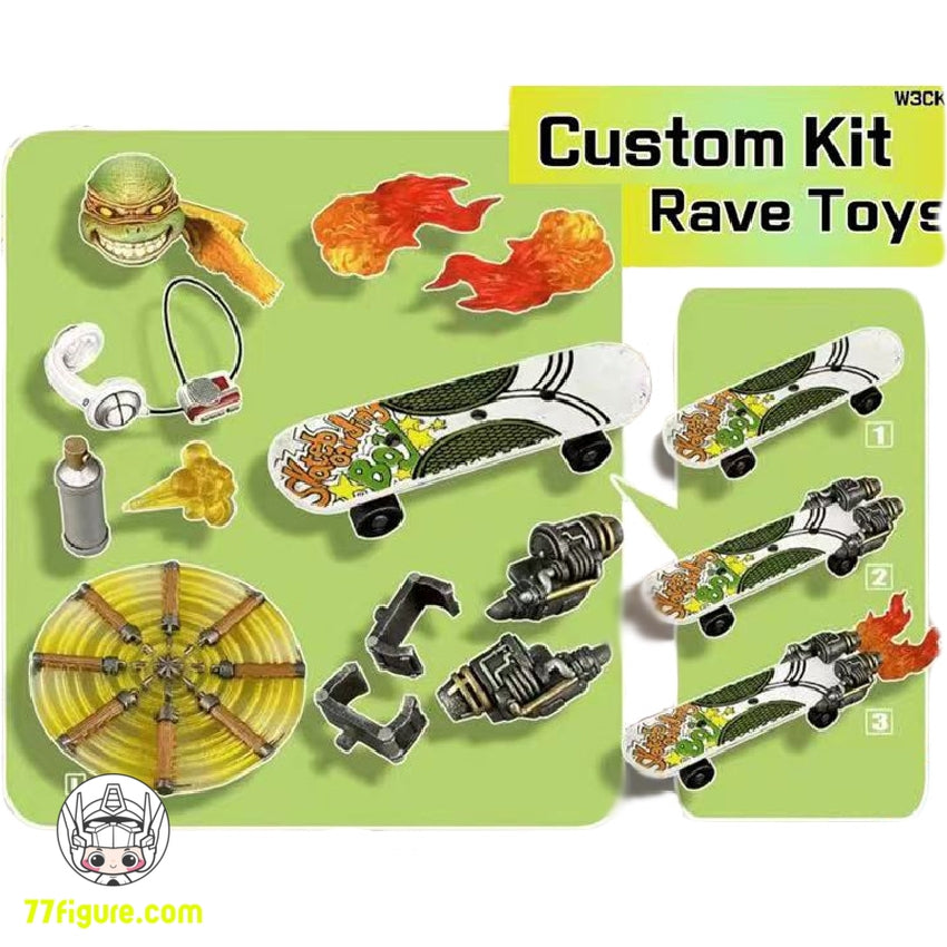 【品切れ】Fury Toys 1/12 サムライ フォース サマー用 アクセサリー キット 塗装済み可動フィギュア