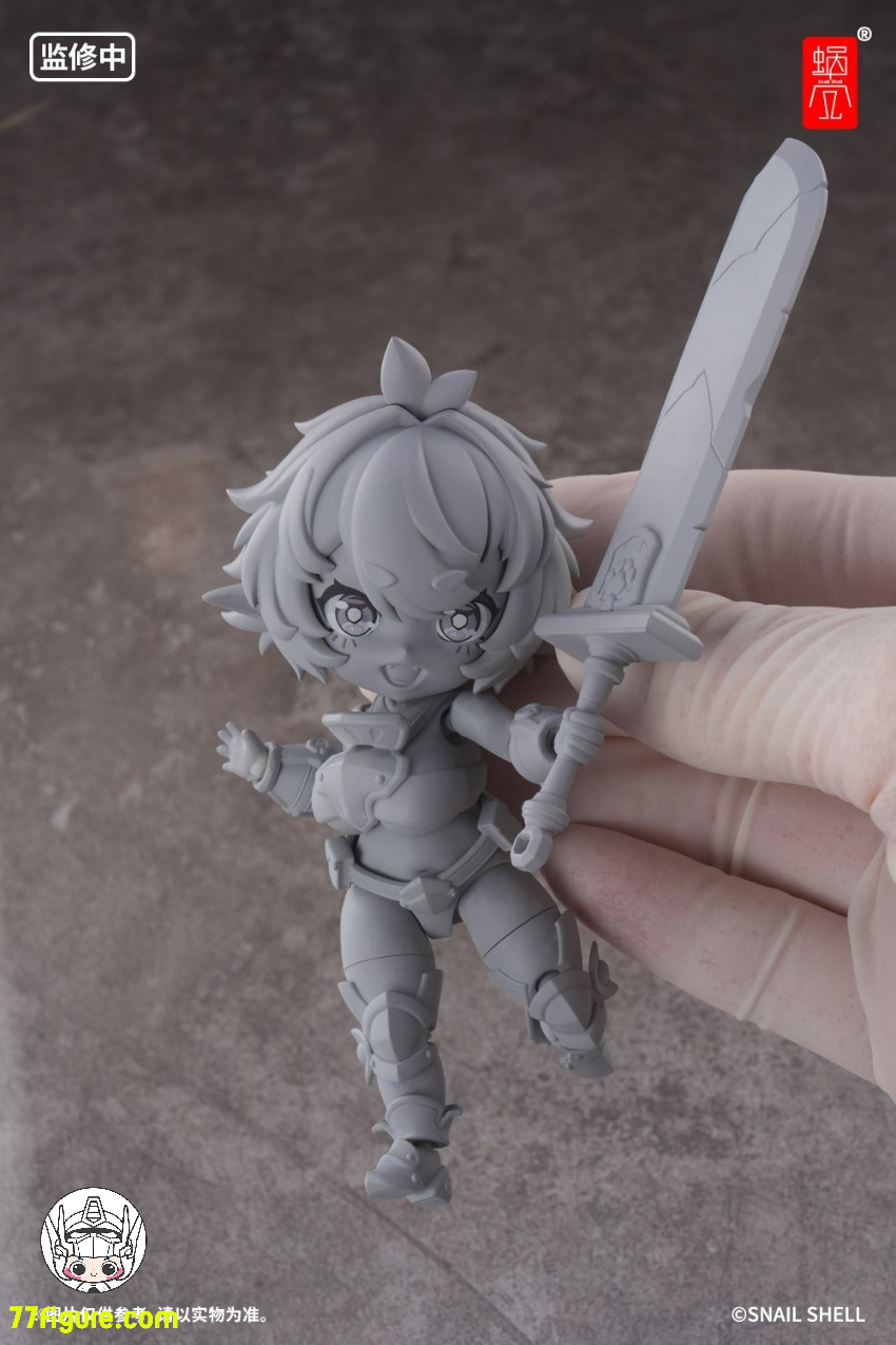 【予約商品】蝸之殻(スネイルシェル) 1/12 RPG ドワーフソードマン 塗装済み可動フィギュア