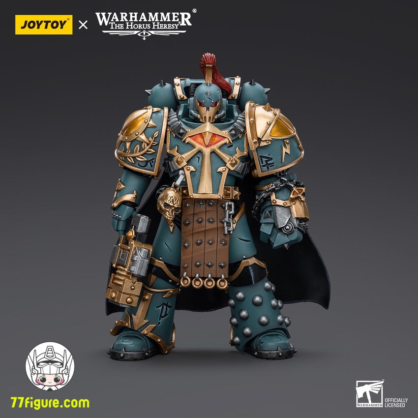 【品切れ】ジョイトイ JoyToy Source 1/18 『ウォーハンマー ホルスの異端』ホルスの息子たち 軍団法務官 パワーフィスト付き 塗装済み可動フィギュア