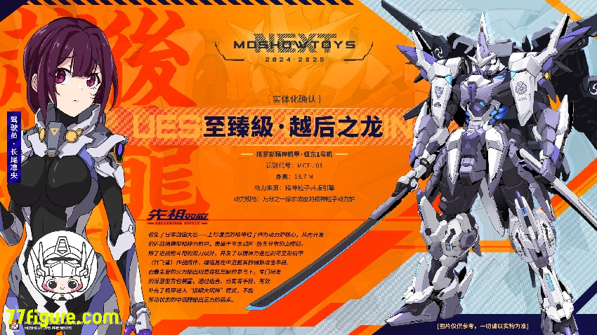 【先行販売】Moshow 模寿『先祖効応』MCT-J01 越後の龍 塗装済み可動フィギュア