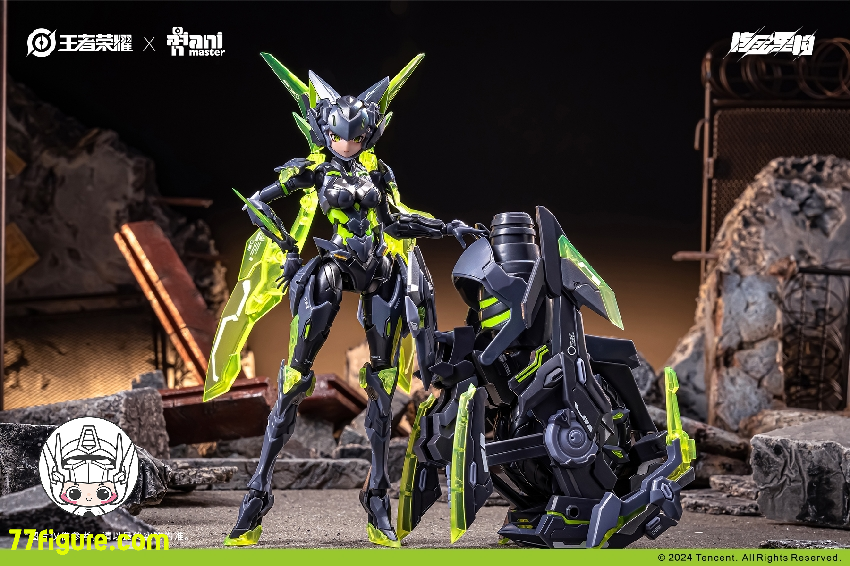 【品切れ】核金重構 & 王者栄耀 1/12 孫尚香 末日機甲 プラモデル