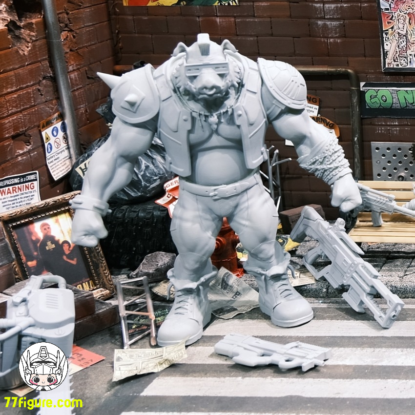 霊機魂 ティーンエイジ ミュータント ニンジャ タートルズ 『TMNT 』ビーバップ 塗装済み可動フィギュア - 77figure.com