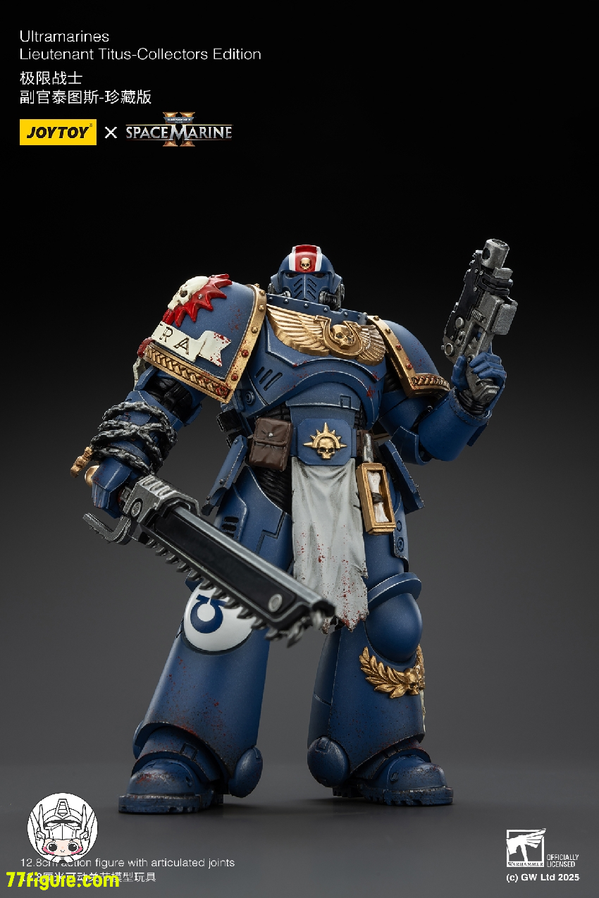 【予約商品】ジョイトイ JoyToy Source 1/18 『ウォーハンマー40K』ウルトラマリン タイタス中尉 - コレクターズ版 塗装済み可動フィギュア