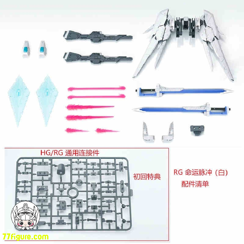 Effects Wings 1/144 RG デスティニー インパルス ガンダム用 バックパック 赤/青/白 プラモデル