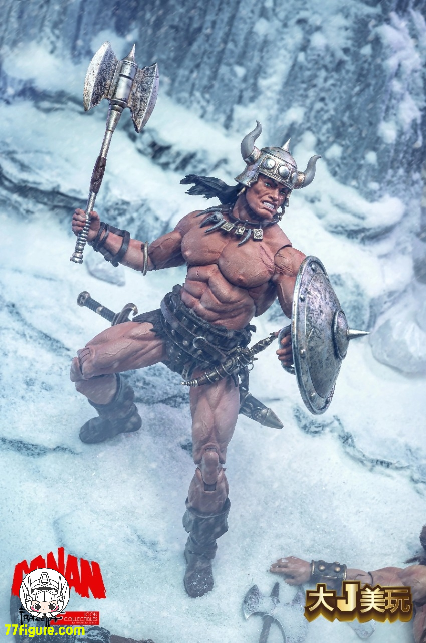 【予約商品】Frazetta Girls 1/12 コナン・ザ・バーバリアン ICON コレクタブルズ版 塗装済み可動フィギュア