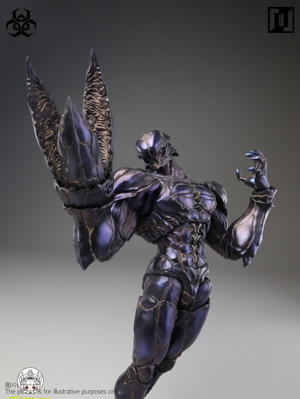 【予約商品】Mirrfig 1/12 MF004-B エボリューショナリー・バトルフィールド:プレイグ ゴーストパープル 塗装済み可動フィギュア