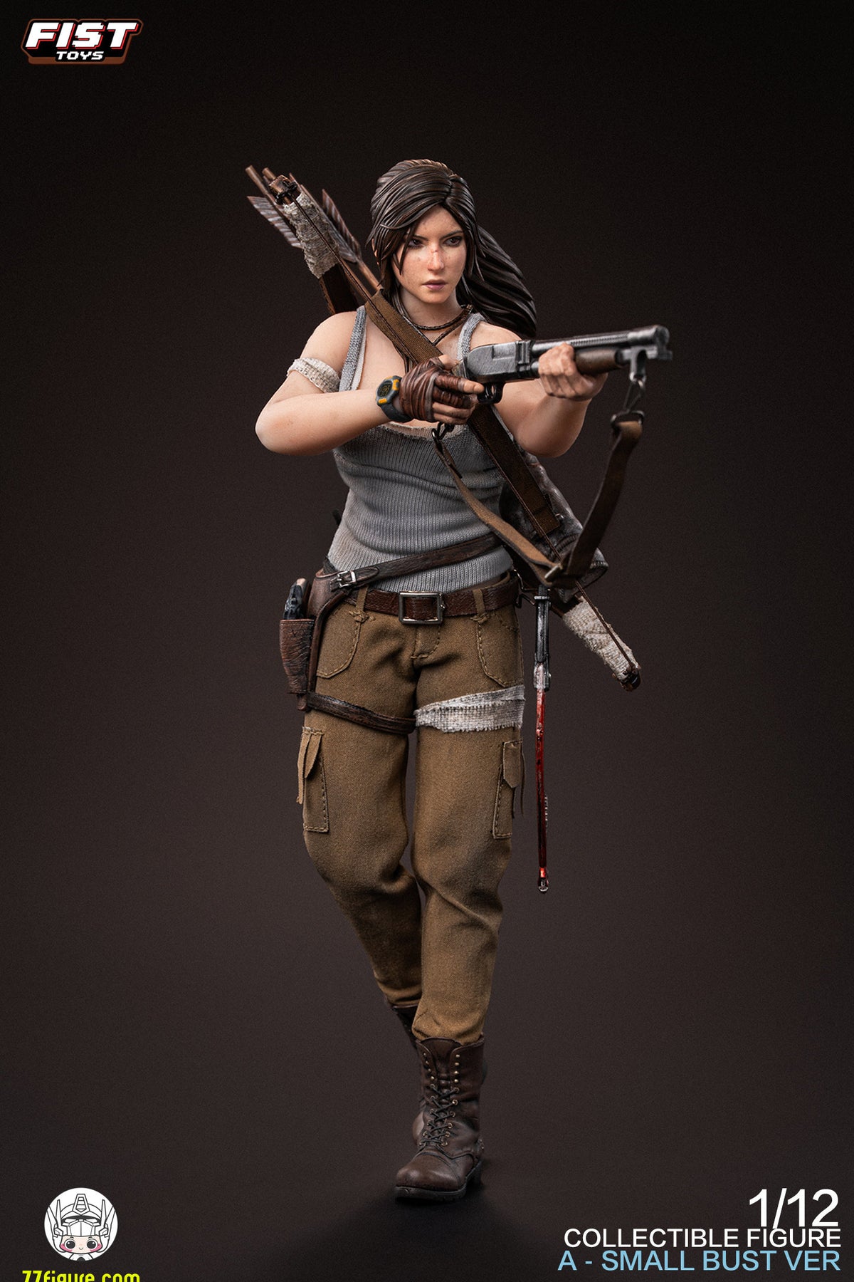 【予約商品】Fist Toys 1/12 ジャングル・ハントレス スモールバストVer. A 塗装済み可動フィギュア