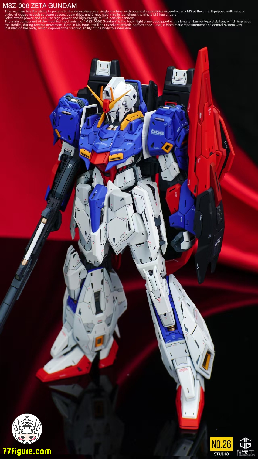 【予約商品】No.26 Studio 1/100 MG ゼータガンダム用 ガレージキット フルレジンキット