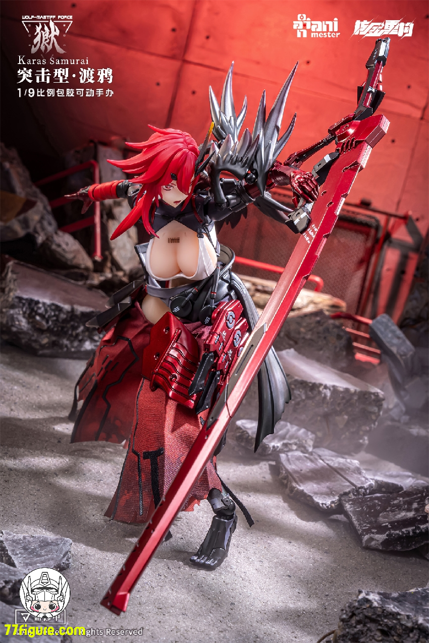 【先行販売】Animester 1/9 ウルフ マスティフ フォース カラス サムライ