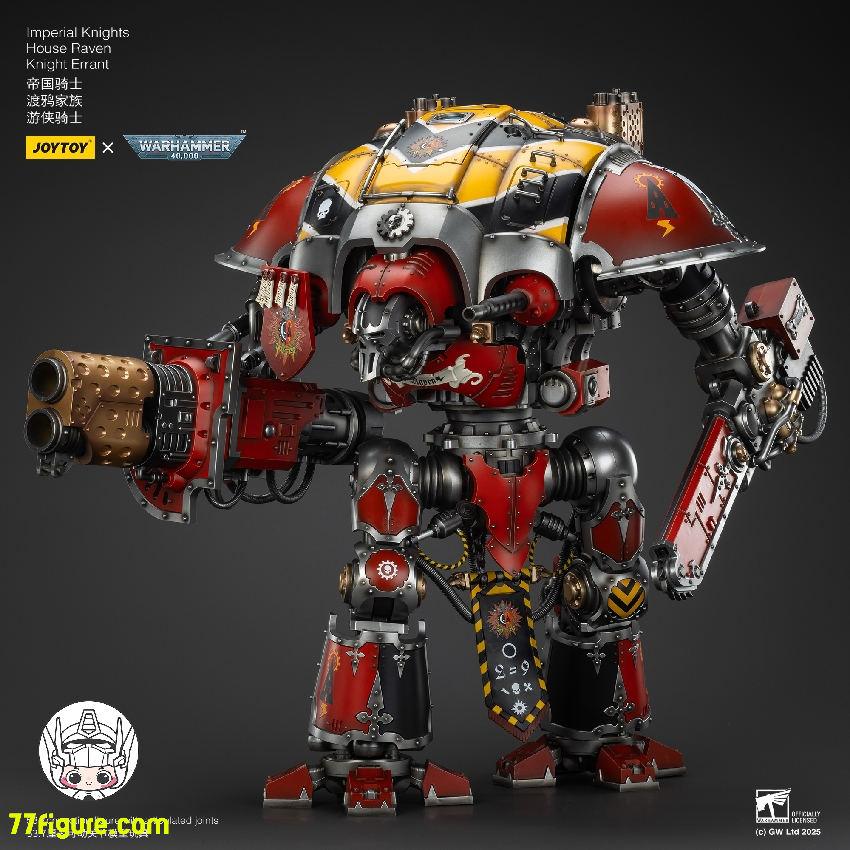 【予約商品】ジョイトイ JoyToy Source 1/18 『ウォーハンマー40K』インペリアル ナイト ハウス レイヴン ナイト エラント 塗装済み可動フィギュア