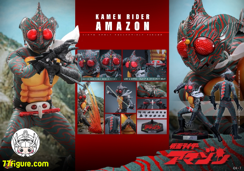 【予約商品】Hot Toys 1/6 TMS184 仮面ライダー アマゾン 塗装済み可動フィギュア