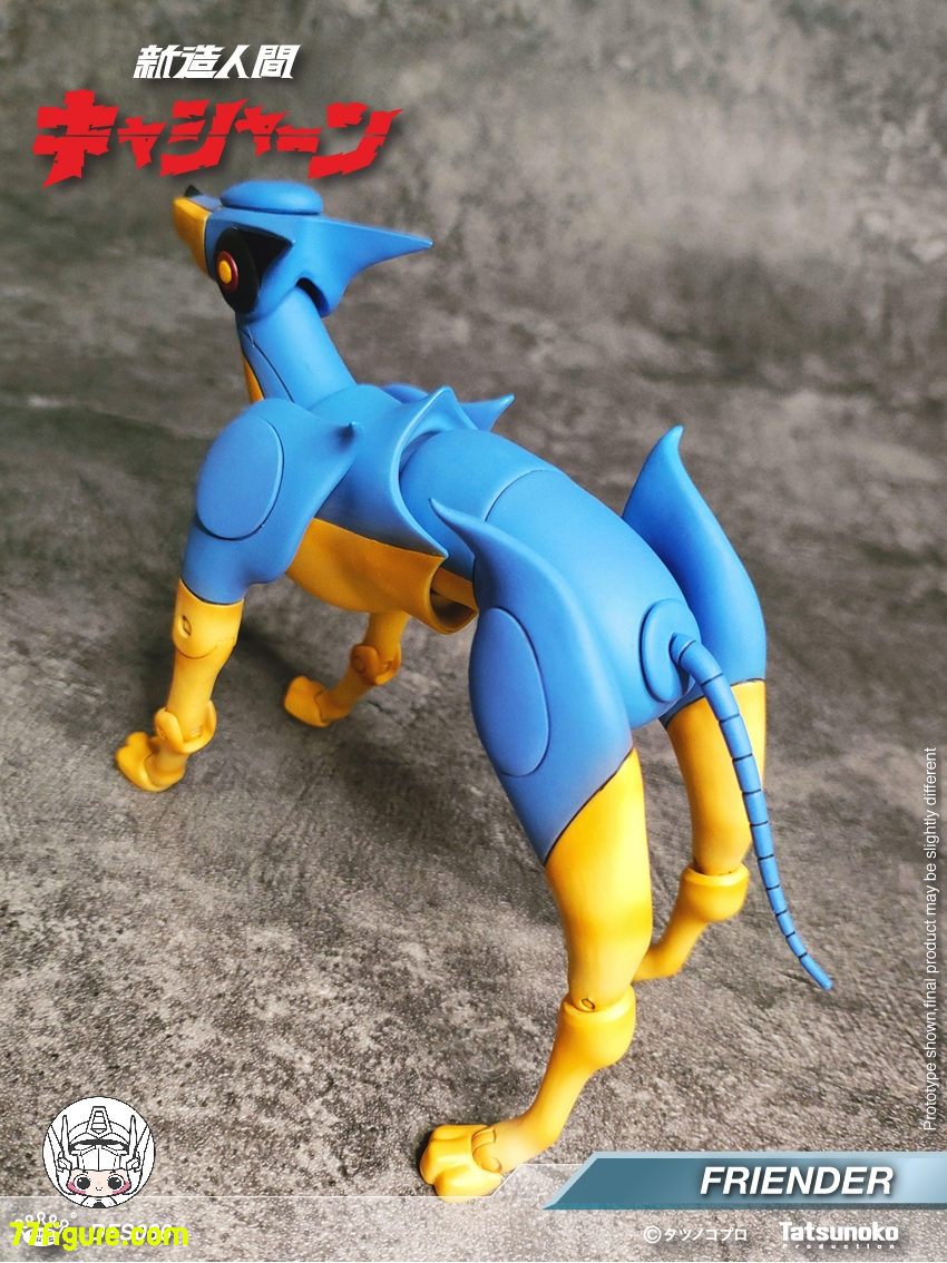 【予約商品】King Arts DFS086『新造人間キャシャーン』ロボット犬 フレンダー 塗装済み可動フィギュア