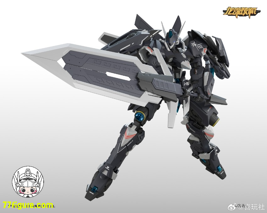 喜玩社 Play Club J-20 龍魂戦機 蒼威 プラモデル