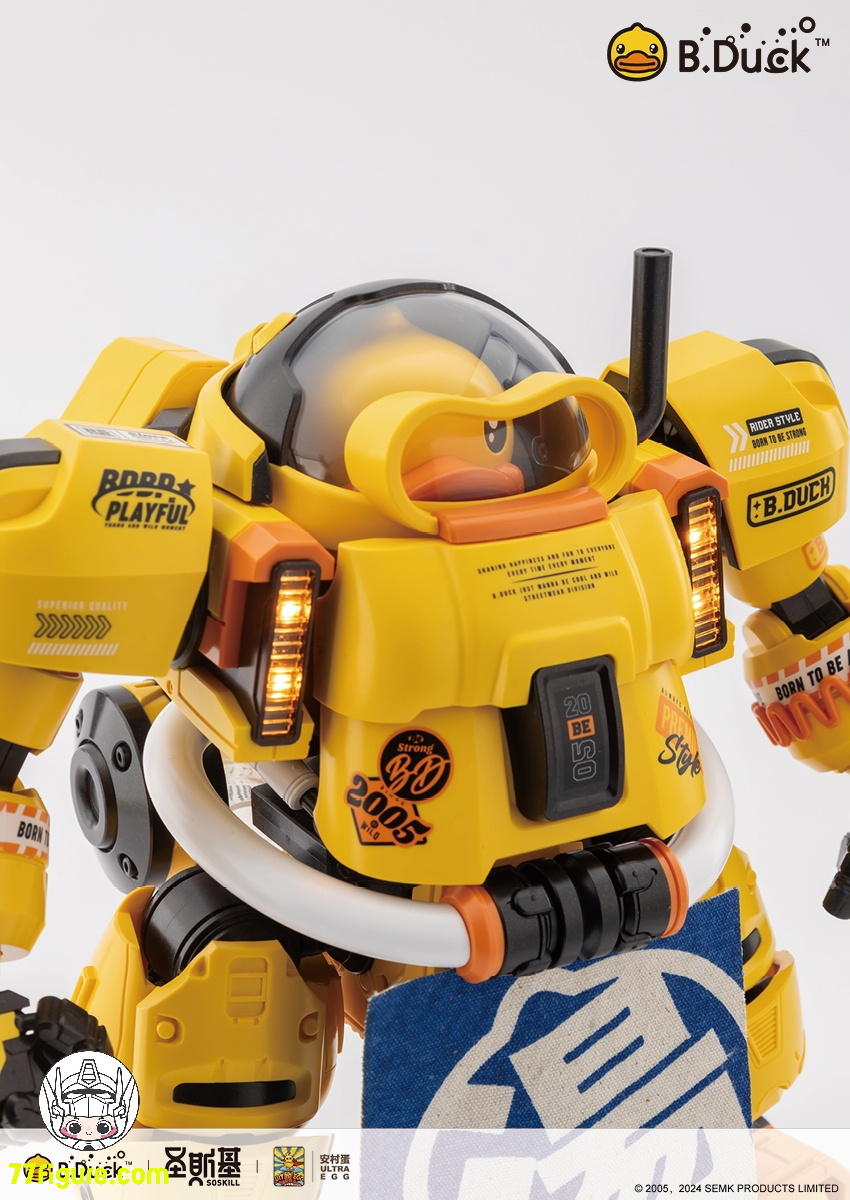 【品切れ】SOSKILL & ULTRA EGG Spa Duck(スパルタク) & B.Duck プラモデル