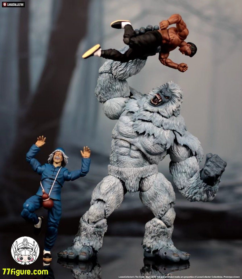 【予約商品】Loose Collector ザ・クリプト イエティ vs ビッグフット スノーマン 塗装済み可動フィギュア