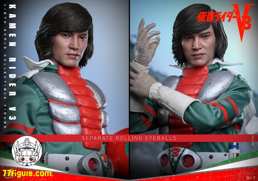 【予約商品】HotToys 1/6 TMS162B 仮面ライダーV3 風見志郎 限定版 塗装済み可動フィギュア