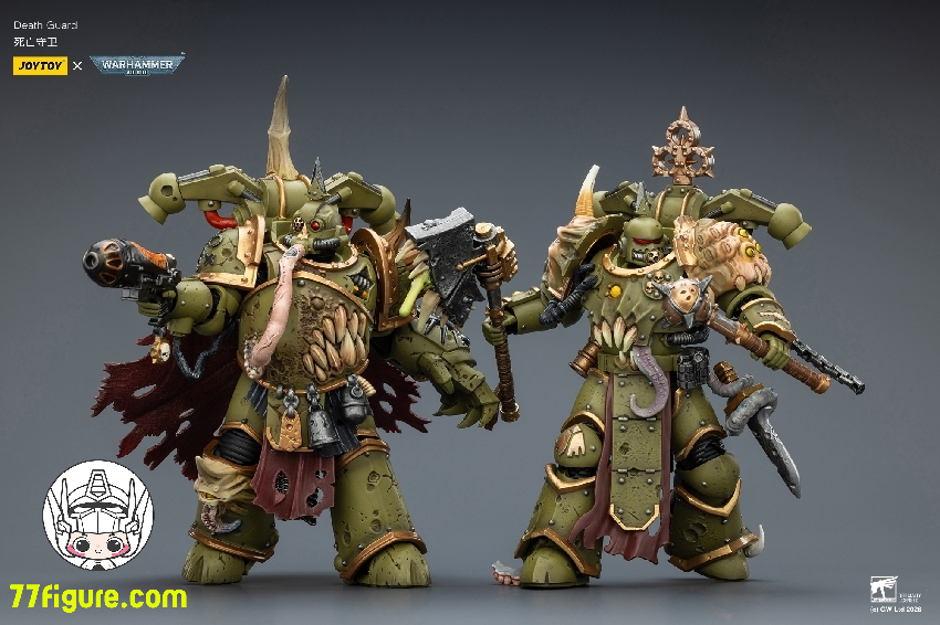 【予約商品】ジョイトイ JoyToy Source 1/18 『ウォーハンマー40K』デスガード プレイグ マリン 二体セット 塗装済み可動フィギュア