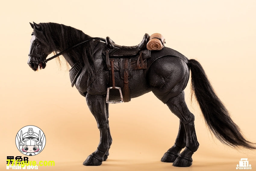 【品切れ】魚卜イズ 「ウェイストランド」シリーズ 黒馬 B版 塗装済み可動フィギユア