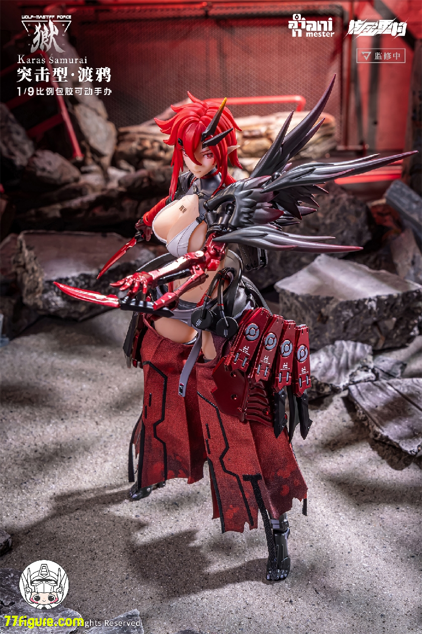 【先行販売】Animester 1/9 ウルフ マスティフ フォース カラス サムライ